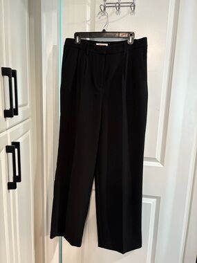 Joe Fresh Black Wide Leg Dress Pants